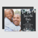 Search for black and white save the date magnets Ztraditional