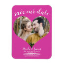 Search for hot pink save the dates Modern