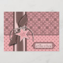 Search for a star is born baby shower invitations Brown