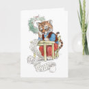 Search for tiger christmas cards Santa