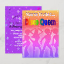 Search for rainbow disco invitations Retro