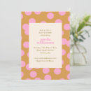 Search for pink polka dot baby shower invitations Pink and gold