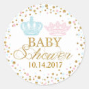Search for crowns and tiaras baby shower stickers Princess