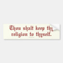 Search for thy bumper stickers Religion