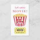 Search for popcorn business cards Snack
