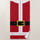 Search for merry christmas beach towels Santa claus