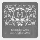 Search for chalkboard monogram stickers Roses
