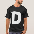 Search for capital letter tshirts White
