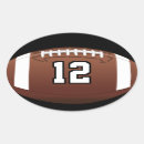 Search for football field stickers Quarterback