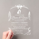 Search for ribbons wedding invitations Coquette bow