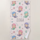 Search for mermaid beach towels Whimsical