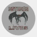 Search for cryptozoology stickers Mothman