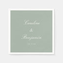 Search for classic wedding napkins Basic