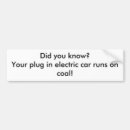 Search for electric bumper stickers Car