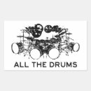 Search for bands rectangle stickers Music