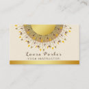 Search for yoga instructor business cards Floral