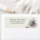 Search for bamboo return address labels Oriental