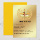 Search for lawyer graduation invitations Gold