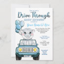 Search for drive through baby shower invitations Watercolor