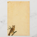 Search for owl stationery paper Bird