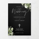 Search for catholic wedding programs Black and white