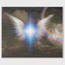 Search for angel wings wrapping paper White