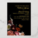 Search for orange black silver invitations Gold