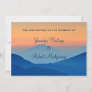 Search for mountain sunset wedding invitations Landscape