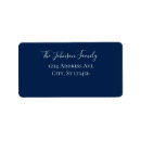 Search for floral navy blue return address labels Flower