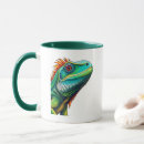 Search for green iguana mugs Nature