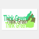 Search for think green stickers Environment