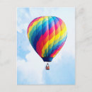 Search for rainbow hot air balloon postcards Blue