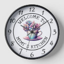 Search for purple kitchen clocks Flowers