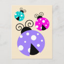 Search for ladybug postcards Polka dots
