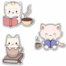 Search for coffee cat stickers Kitten