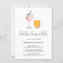 Search for wine engagement party invitations Bubbles and brews