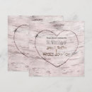 Search for birch tree wedding invitations Rustic