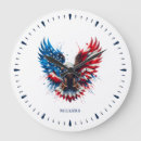Search for patriotic clocks Red