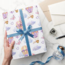 Search for hot air balloon wrapping paper Watercolor