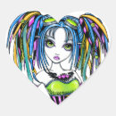 Search for heart tattoo stickers Rainbow