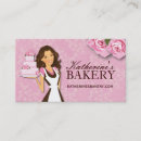 Search for cake designer business cards Illustration
