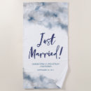 Search for just married beach towels Newlyweds