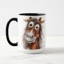 Search for whimsical horse mugs Animal
