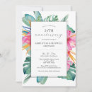 Search for hawaiian anniversary invitations Tropical