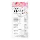 Search for price list rack cards Hair stylist