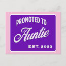 Search for aunt to be postcards Promoted to auntie