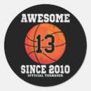 Search for basketball fan stickers Birthday