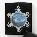Search for vincent christmas tree decorations The starry night