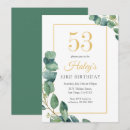 Search for 53rd birthday invitations Elegant