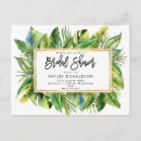 Search for jungle bridal shower invitations Greenery